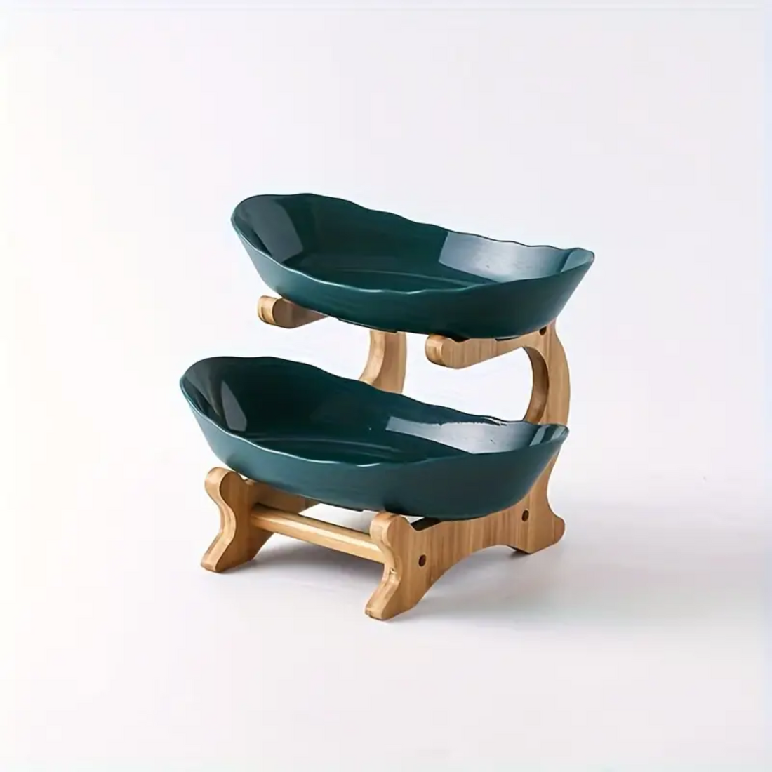 2/3 Tier Wooden Elegant Fruit Rack - Zornits