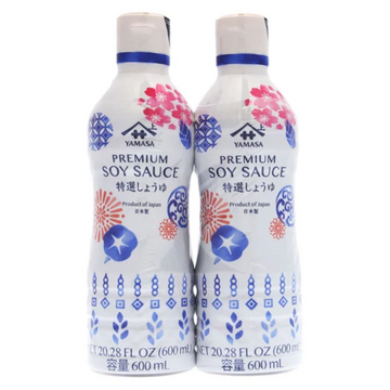 Yamasa Premium Soy Sauce, 20.28 fl oz, 2-count
