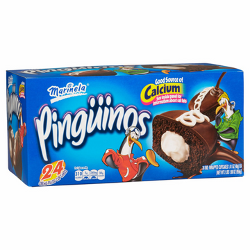 Marinela Pinguinos Cupcakes, Creme-Filled Chocolate, 1.41 oz, 24-count