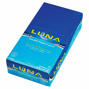 Luna Bar Chocolate Dipped Coconut, 15-count