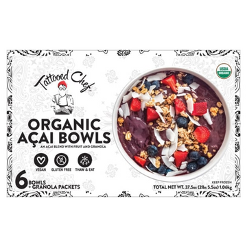 Tattooed Chef Organic Acai Bowls, 6-count