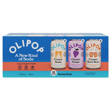 Olipop, Variety Pack, 12 fl oz 15-count