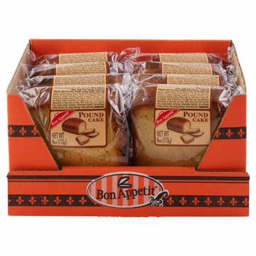 Bon Appetit Pound Cake Slice, 4 oz, 8-count