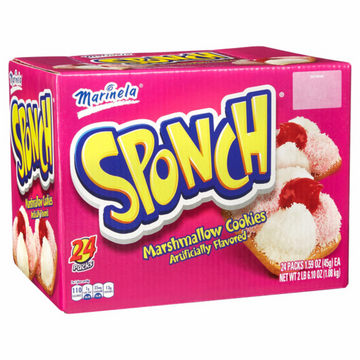 Marinela Sponch Marshmallow Cookies, 24-count
