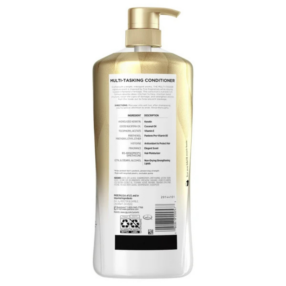 Pantene Multi-Tasker 10 Conditioner, 38.2 fl oz
