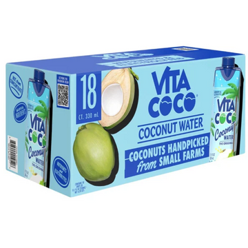 Vita Coco, Coconut Water, 11.1 fl oz, 18-count
