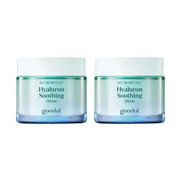 Goodal Heartleaf Hyaluron Soothing Cream, 2.53 fl oz, 2-pack