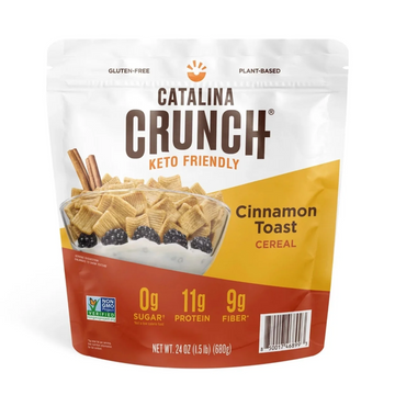 Catalina Crunch Keto-Friendly Breakfast Cereal, Cinnamon Toast (24 Ounce)