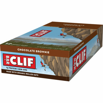 Clif Bar, Chocolate Brownie, 2.4 oz, 12-count
