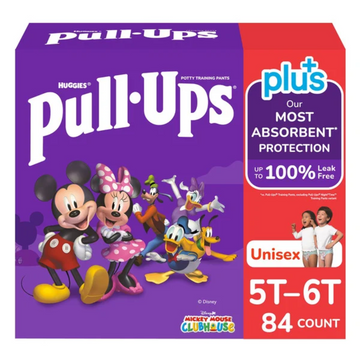 Huggies Pull-Ups Plus Training Pants Unisex, 5T - 6T