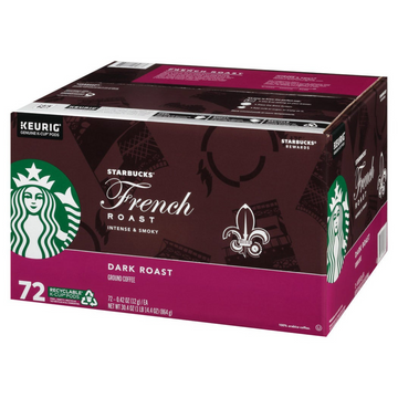 Starbucks Dark French Roast K-Cup, 72-count