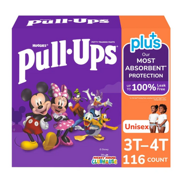 Huggies Pull-Ups Plus Training Pants Unisex, 3T - 4T