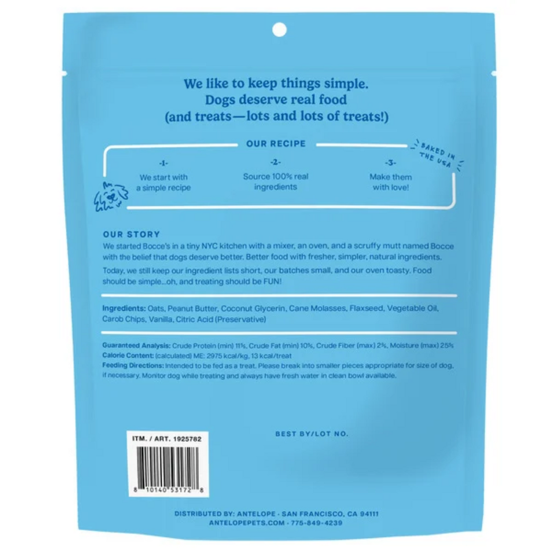 Bocce's Bakery Campfire S'mores Dog Treats, 2 lbs