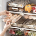 1pc Rolling Drawer Type Refrigerator Egg Box - Zornits