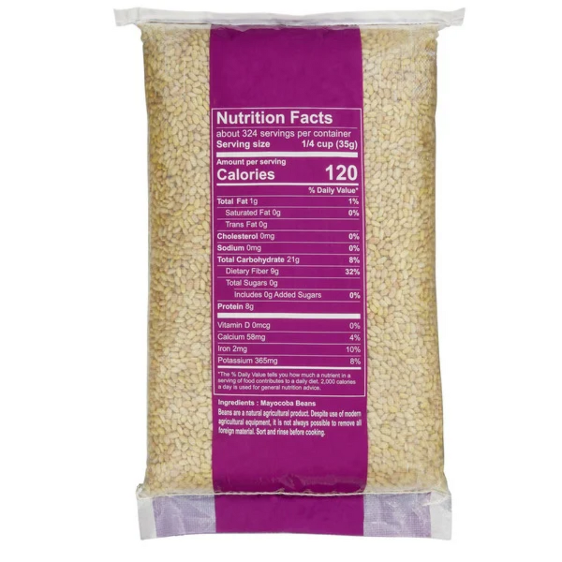 Heartland Mayocoba Beans, 25 lbs