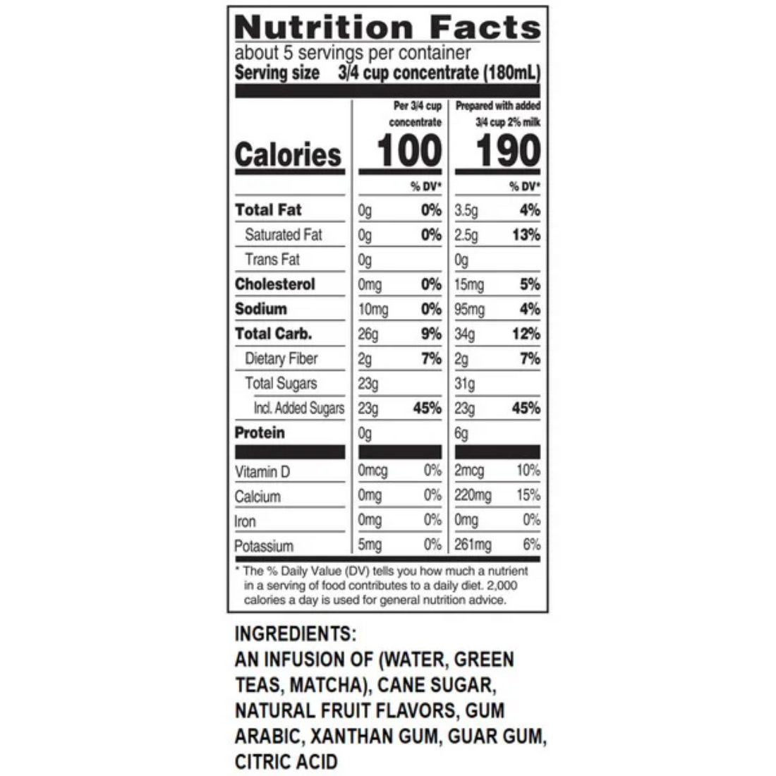 Tazo Matcha Latte Green Tea, 32 fl oz, 3-count