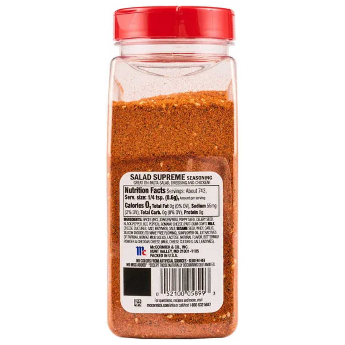Mccormick Salad Supreme Seasoning, 15.75 oz