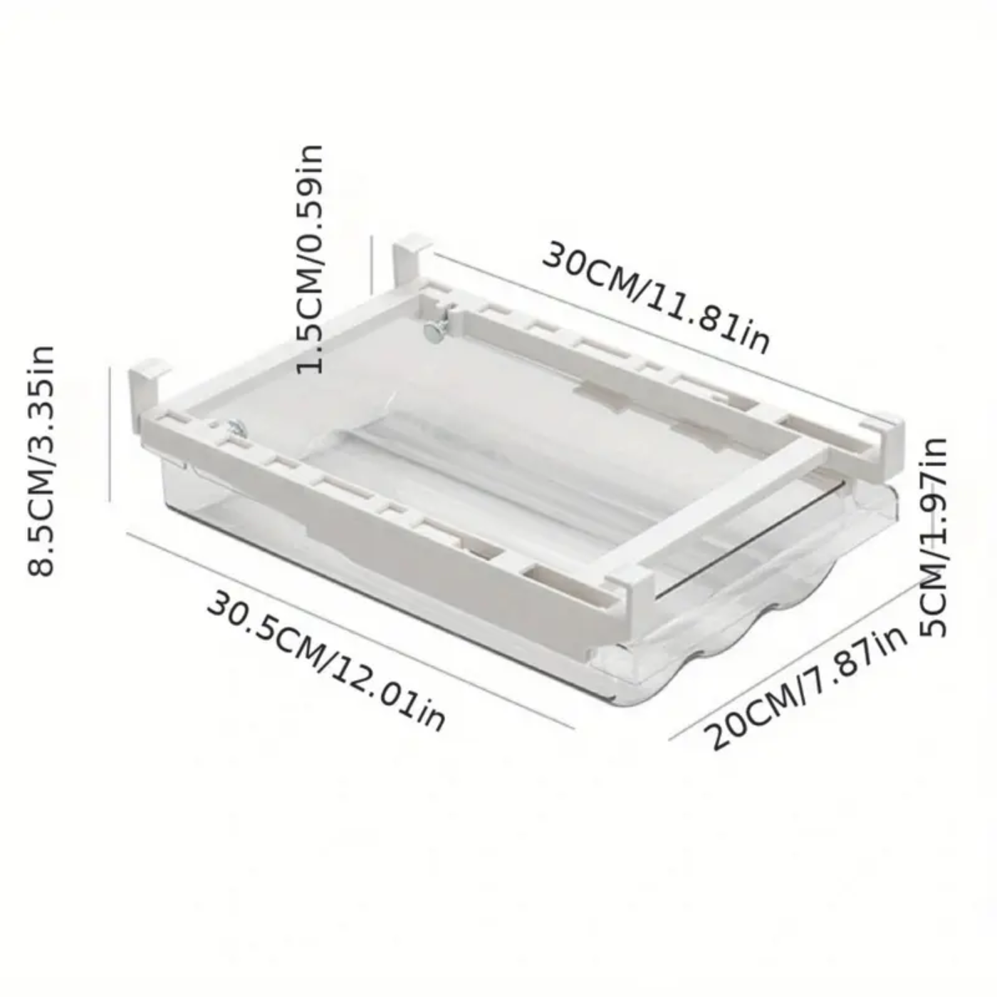 1pc Rolling Drawer Type Refrigerator Egg Box - Zornits
