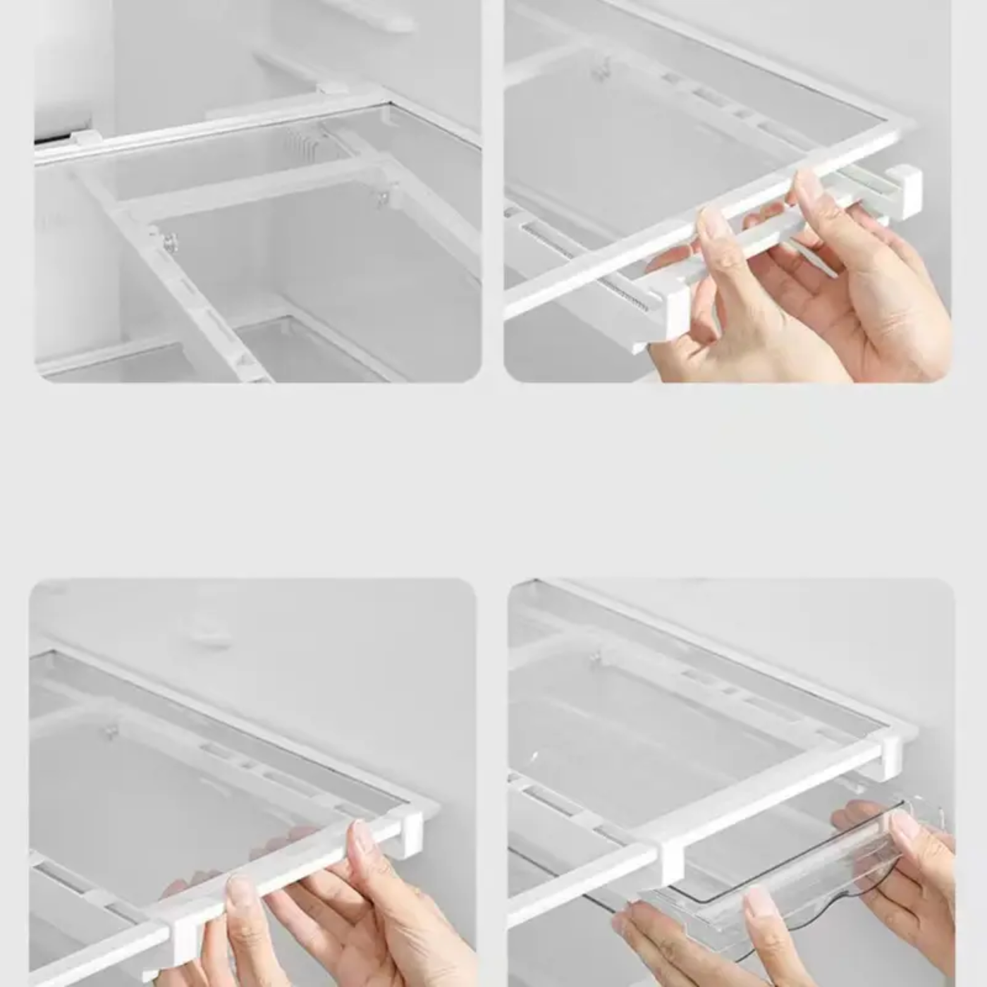 1pc Rolling Drawer Type Refrigerator Egg Box - Zornits