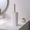 7PCS Bamboo Bathroom Set with Trash Can - Zornits