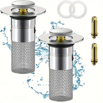 2pcs Pop-Up Bathroom Sink Stopper - Zornits