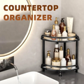 2-Tier Corner Bathroom Organizer Shelf - Zornits