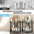 2-Tier Corner Bathroom Organizer Shelf - Zornits