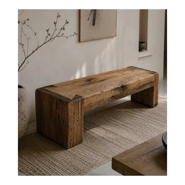 Elm Beam Bench