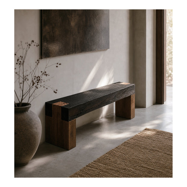 Charred Beam Bench