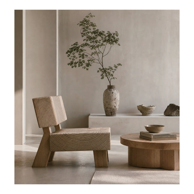 Pine Block Lounge Chair