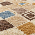 100% Handspun Miamana Wool Rug, close up of the texture