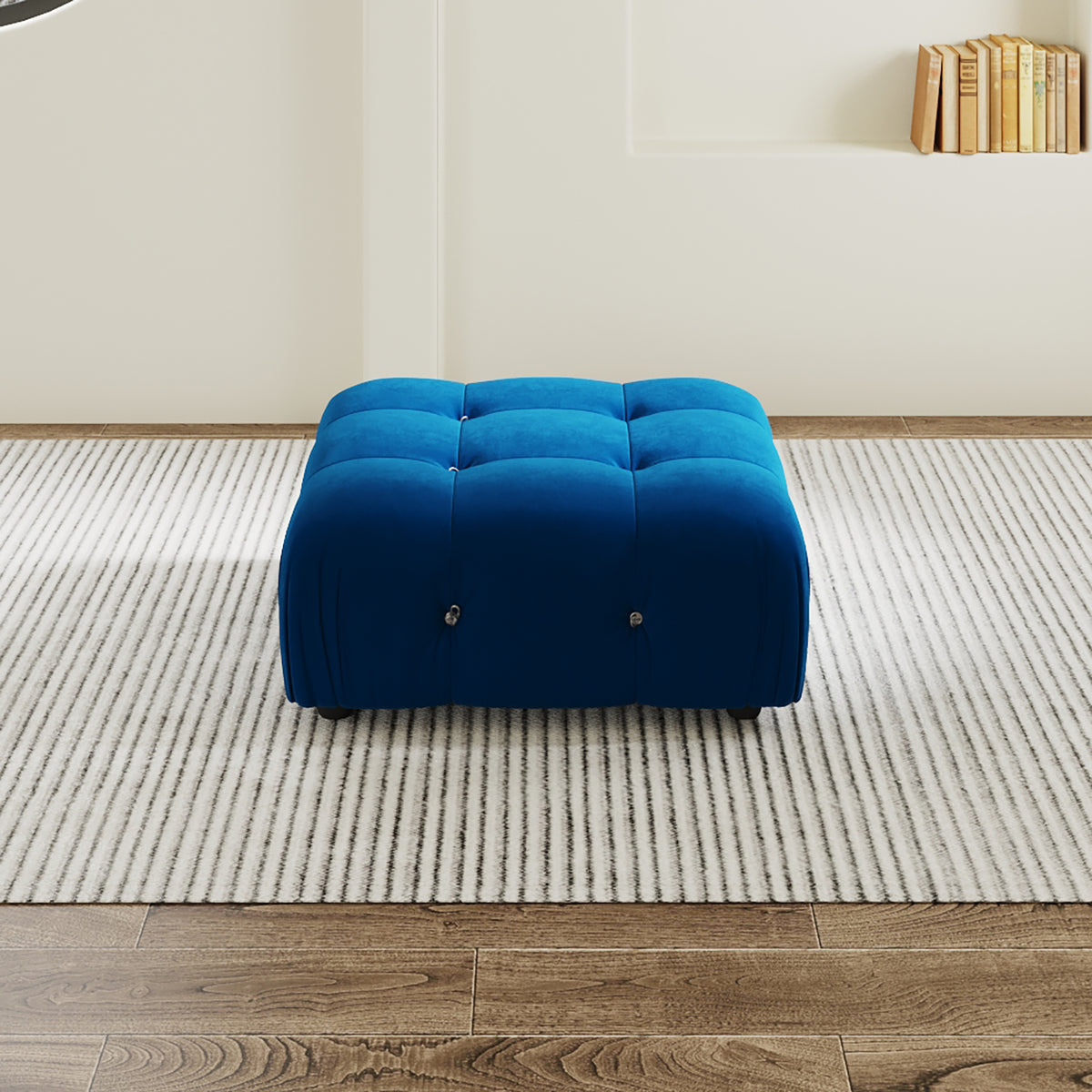 Urban Classic Modular Sofa, Modular Cozy 35-Inch Velvet Ottomans 1-Seaters