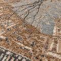 100% Hand Knotted Wool Rug, close up of the texture