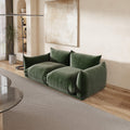 Urban Sectional Sofa, Compact Chenille L-Shaped Sectionals 3-Seaters