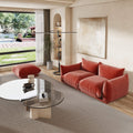 Urban Sectional Sofa, Plush Comfort 27-Inch Chenille Ottomans 1-Seaters