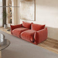 Urban Sectional Sofa, Compact Chenille L-Shaped Sectionals 3-Seaters