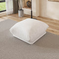 Urban Sectional Sofa, Plush Comfort 27-Inch Chenille Ottomans 1-Seaters, Beige