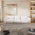 Urban Sectional Sofa, Plush Durability 104-Inch Chenille L-Shaped Sectionals 3-Seaters, Beige