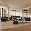 Urban Sectional Sofa, Plush Comfort 27-Inch Chenille Ottomans 1-Seaters