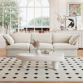 Sky Classic Linen Cloud Sofa, Linen Sectional Sofa Slipcovers - Replacement Covers Only, Beige