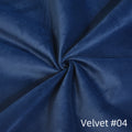 Sky Plus Velvet Cloud Sofa, Modular Washable 43-Inch Velvet Single Sofa 1-Seaters, Dark Blue
