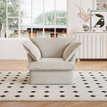 Sky Classic Linen Cloud Sofa, Linen Sectional Sofa Slipcovers - Replacement Covers Only, Beige