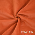 Sky Plus Velvet Cloud Sofa, Modular Washable 43-Inch Velvet Single Sofa 1-Seaters, Orange