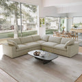 Sky Cloud Sectional Sofa, Linen Slipcovers - Replacement Covers Only, Khaki