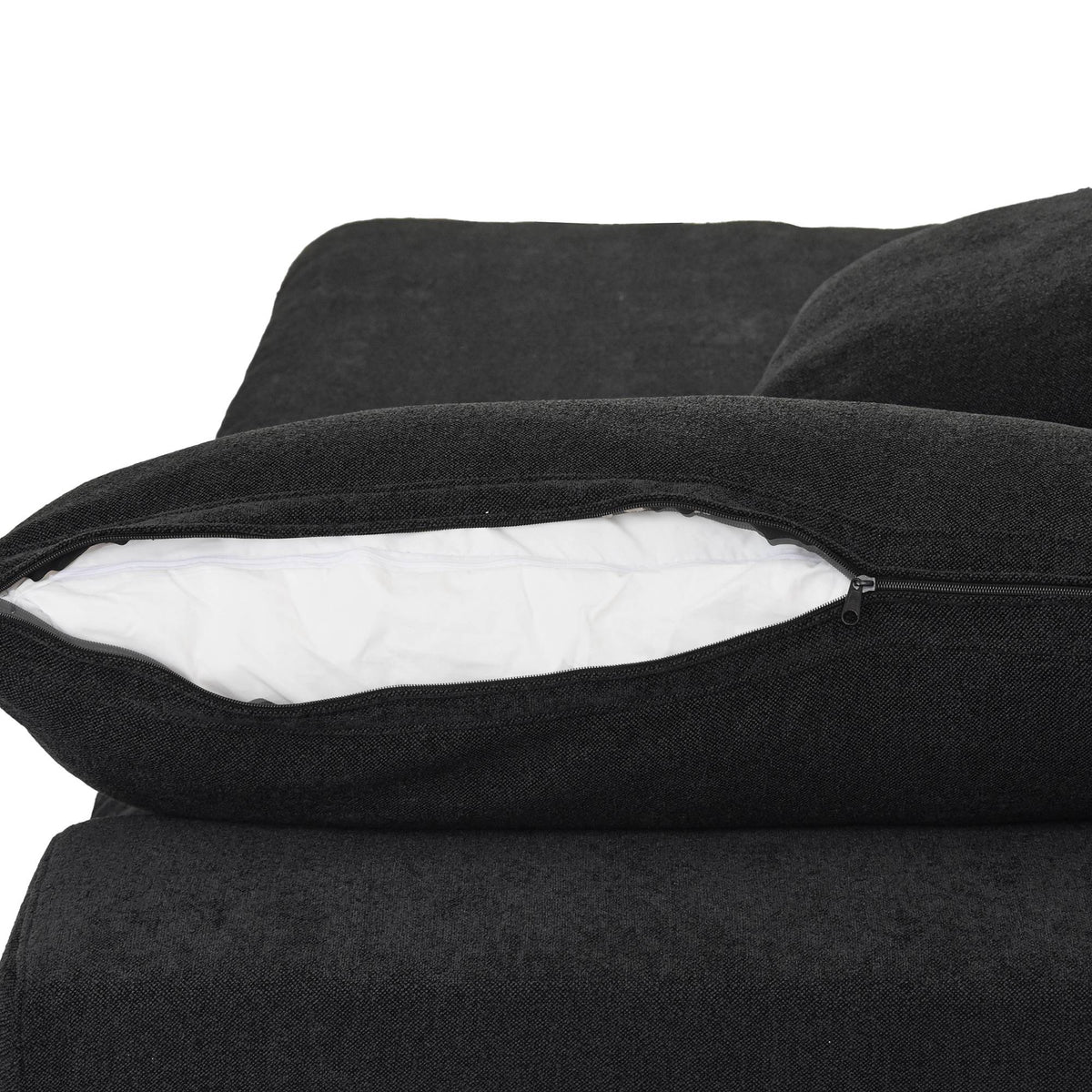 Sky Cloud Sectional Sofa, Washable Cover 160-Inch Linen Corner Sectionals 6-Seaters