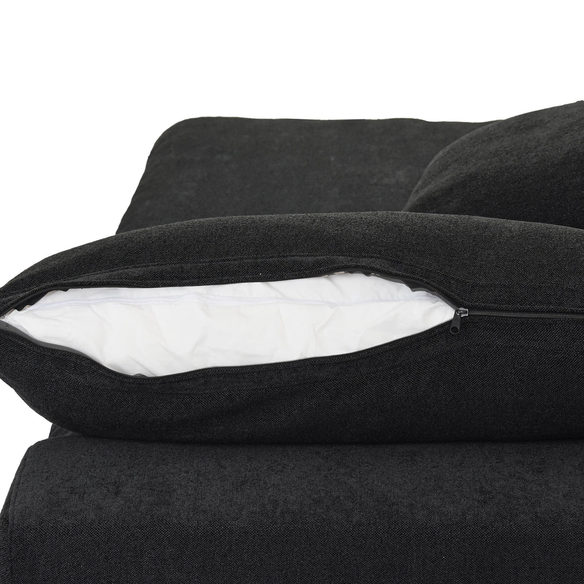 Sky Cloud Sectional Sofa, Washable Cover 160-Inch Linen Corner Sectionals 8-Seaters