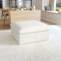 Sky Cloud Sectional Sofa, Linen Slipcovers - Replacement Covers Only, White