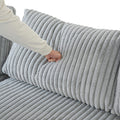 Sky Cloud Pro Sectional Sofa, Plush Comfort Plush Fabric Loveseats 2-Seaters