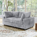Sky Cloud Pro Sectional Sofa, Plush Comfort Plush Fabric Loveseats 2-Seaters