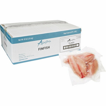 Aqua Star Farmed Tilapia Fillets, 5 oz - 7 oz Portion, 10 lbs